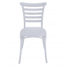 Rakásolható szék, fehér, SAVITO Rakásolható szék, fehér, SAVITO