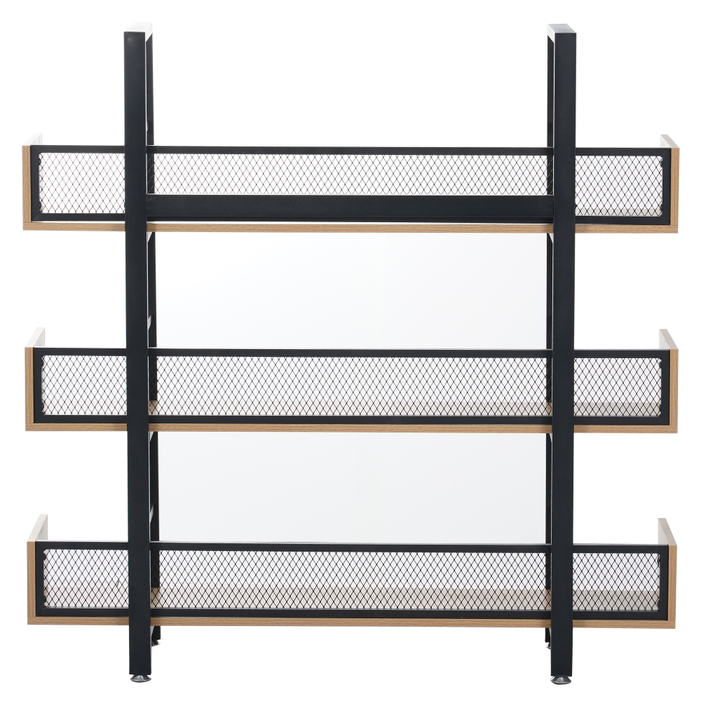 3 polcos polcállvány. tolgy/fekete. KILIS NEW TYP 1