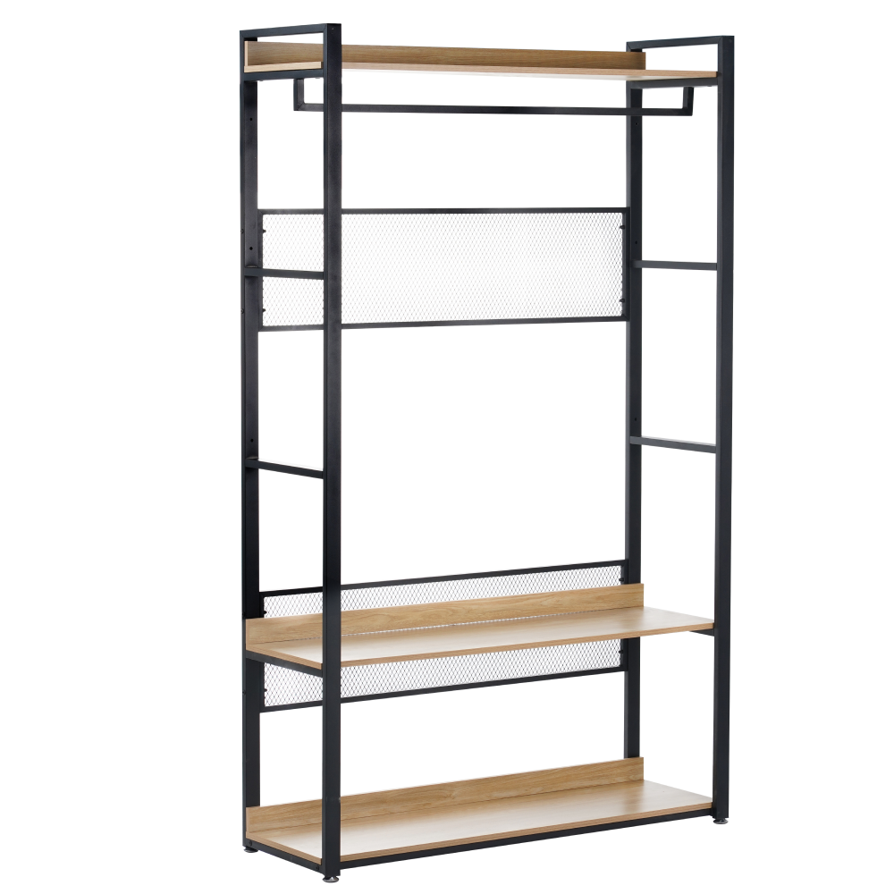 Polcállvány polcokkal. tolgy/fekete. KILOS NEW TYP 2 Polcállvány polcokkal. tolgy/fekete. KILOS NEW TYP 2