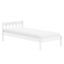 Ágy ráccsal. fehér. fenyőfa. 90x200. MAVIL