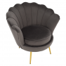 Art-deco stílusú fotel. szürkésbarna Velvet szovet/gold arany króm. NOBLEO Art-deco stílusú fotel. szürkésbarna Velvet szovet/gold arany króm. NOBLEO
