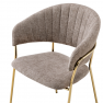 Design étkezőszék. barna szovet/gold króm arany. DASMIN TYP 1 Design étkezőszék. barna szovet/gold króm arany. DASMIN TYP 1