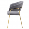 Design étkezőszék. szürkésbarna Velvet szovet/gold króm arany. DASMIN TYP 1 Design étkezőszék. szürkésbarna Velvet szovet/gold króm arany. DASMIN TYP 1