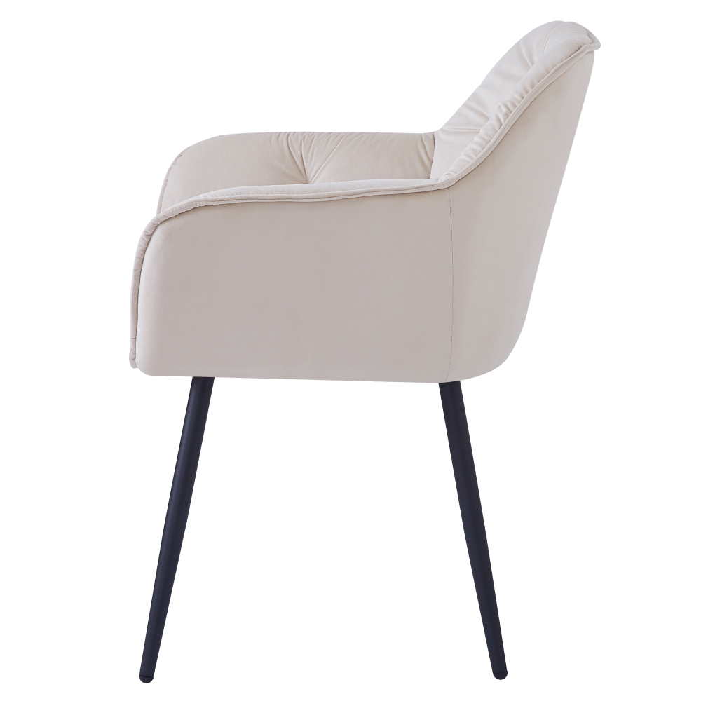 Dizájnos fotel. bézs Velvet szovet. FEDRIS NEW Dizájnos fotel. bézs Velvet szovet. FEDRIS NEW