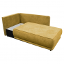 Kihúzható kanapé. mustárszínű. balos. LIAMI