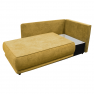 Kihúzható kanapé. mustárszínű. jobbos. LIAMI