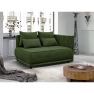 Kihúzható kanapé. zold. jobbos. LIAMI