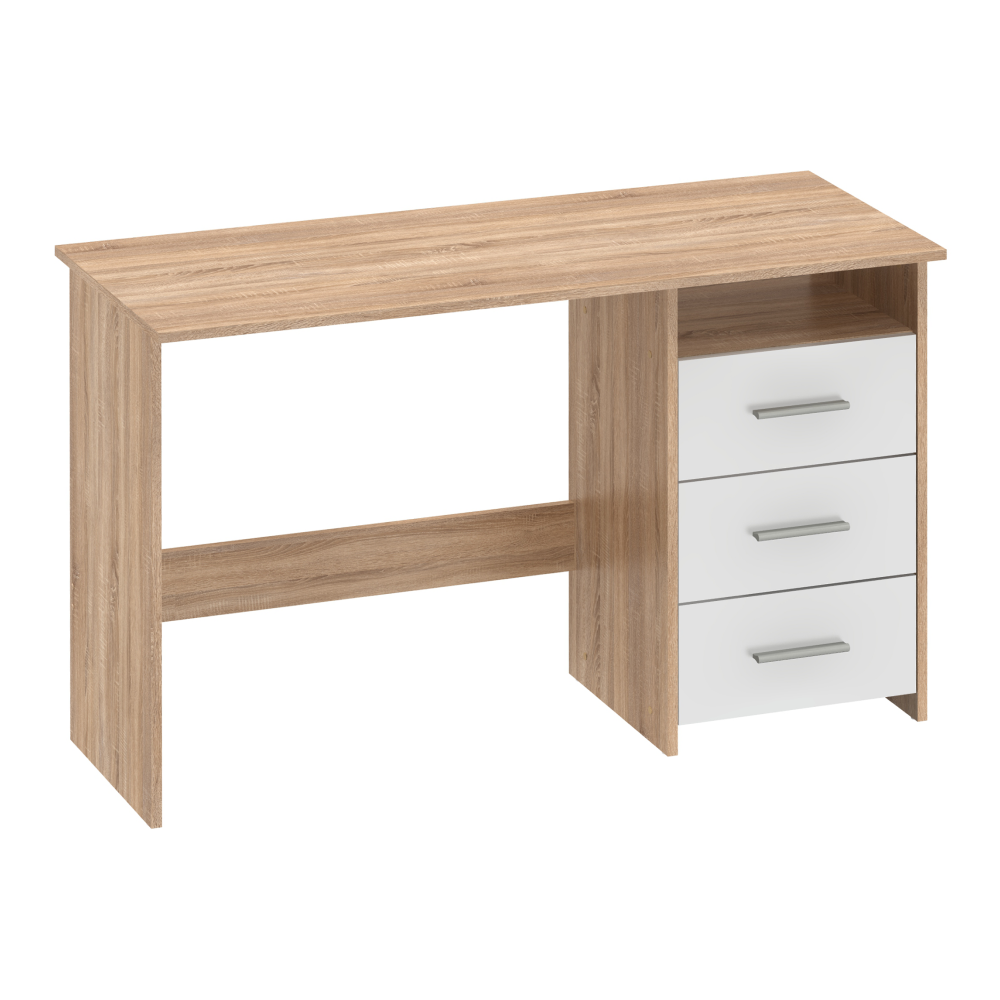 Számítógépasztal. sonoma tolgyfa/fehér. LARISTOTE NEW Számítógépasztal. sonoma tolgyfa/fehér. LARISTOTE NEW