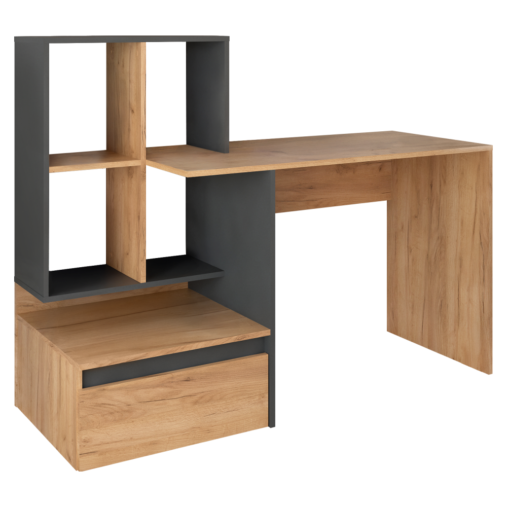 Számítógépasztal. tolgy craft arany/grafit. EROSS NEW Számítógépasztal. tolgy craft arany/grafit. EROSS NEW