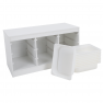 Rendszerező tárolódobozokkal. fehér. TRIMAL Rendszerező tárolódobozokkal. fehér. TRIMAL