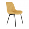 Szék. ekobőr sárga/fekete. HAZAL Szék. ekobőr sárga/fekete. HAZAL