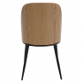 Étkezőszék. bézses barna/natúr fa/fekete. VUDIA Étkezőszék. bézses barna/natúr fa/fekete. VUDIA