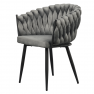 Étkezőszék. sotétszürke Velvet szovet/fekete. BLER