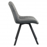Étkezőszék. sotétszürke Velvet szovet/fekete. SAMIRA