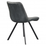 Étkezőszék. sotétszürke Velvet szovet/fekete. SAMIRA