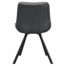 Étkezőszék. sotétszürke Velvet szovet/fekete. SAMIRA