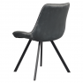 Étkezőszék. sotétszürke Velvet szovet/fekete. SAMIRA