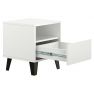 Éjjeliszekrény. fehér. BOGAN NEW 1S