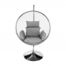 Függő fotel állvánnyal. átlátszó/ezüst/szürke. BUBBLE NEW TYP 3 Függő fotel állvánnyal. átlátszó/ezüst/szürke. BUBBLE NEW TYP 3