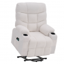 Állítható masszázs fotel. fehér. HUDSON Állítható masszázs fotel. fehér. HUDSON