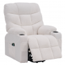 Állítható masszázs fotel. fehér. HUDSON Állítható masszázs fotel. fehér. HUDSON