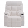 Állítható masszázs fotel. fehér. HUDSON Állítható masszázs fotel. fehér. HUDSON