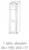 Fenyő szekrény 1 ajtós