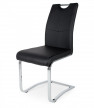 Mona szék - Fekete műbőr