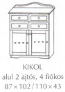 2 ajtós felül 4 fiókos komód méretei 2 ajtós felül 4 fiókos komód méretei
