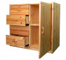 Fenyő pelenkázó komód, pelenkázó szekrény K2