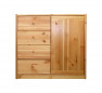 Fenyő pelenkázó komód, pelenkázó szekrény K2