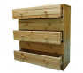 5 teljes fiókos fenyő komód