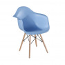Damen szék kék színben.