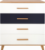 Komód 4 teljes fiókos Billunda