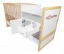 Kombi pelenkázós babaágy Organic
