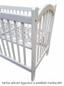 Baba Kiságy Fehér szövet ágyrács