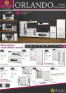Orlando nappali szekrénysor méretek, elemek
