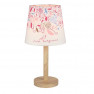 Asztali lámpa Qenny virágos mintával