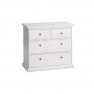 Fehér 4fiókos komód PARIS