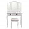 Fésülködőasztal,fehér REGINA