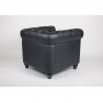 Bőr hatású fotel Chesterfield