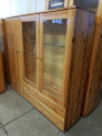 Fenyő vitrines szekrény OUTLET Fenyő vitrines szekrény OUTLET