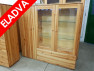 Fenyő vitrines szekrény OUTLET Fenyő vitrines szekrény OUTLET