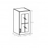 provance G30S felső vitrines-méret