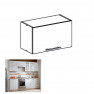 Konyhaszekrény MONDA felsőszekrény páraelszívóhoz 60