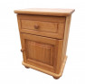 Bükk éjjeliszekrény bemart ajtóval 1 db