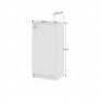 Alsó szekrény, fehér, jobb oldali, GALENA SI12