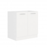 Mosogatószekrény, fehér, SPLIT 80 ZL 2F BB