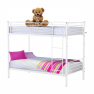 Emeletes ágy fehér fém, szétszedhető JAMILA