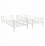 Emeletes ágy fehér fém, szétszedhető JAMILA